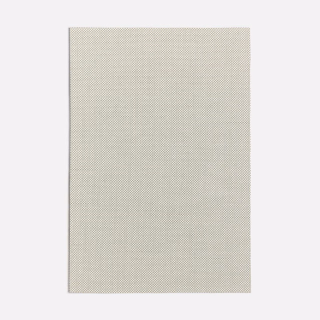 Pale warm-grey Ginostra textile with a tightly repeated micro-check woven texture