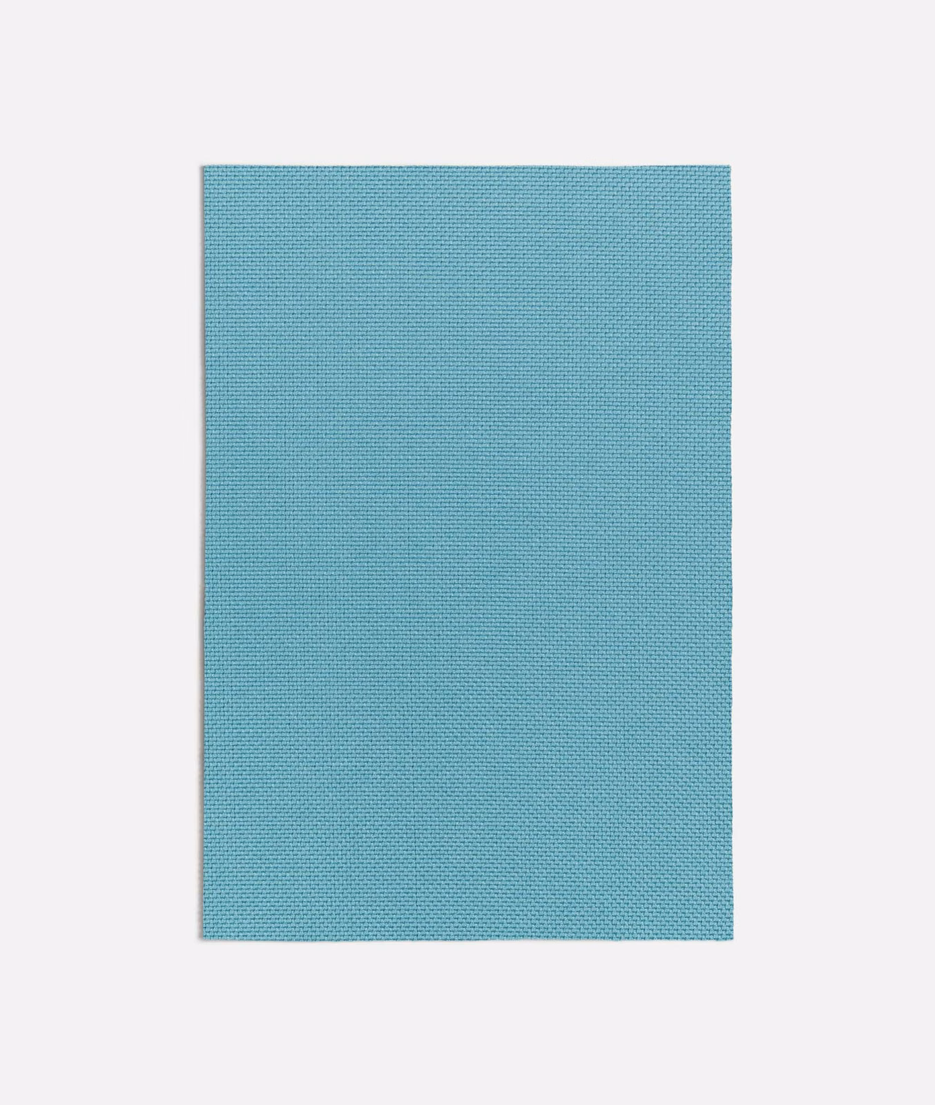 Close micro-weave in cool muted turquoise light blue