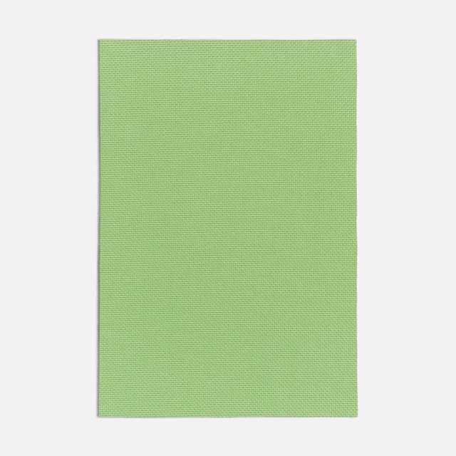 Pale fresh green fabric swatch showing a fine, even woven texture