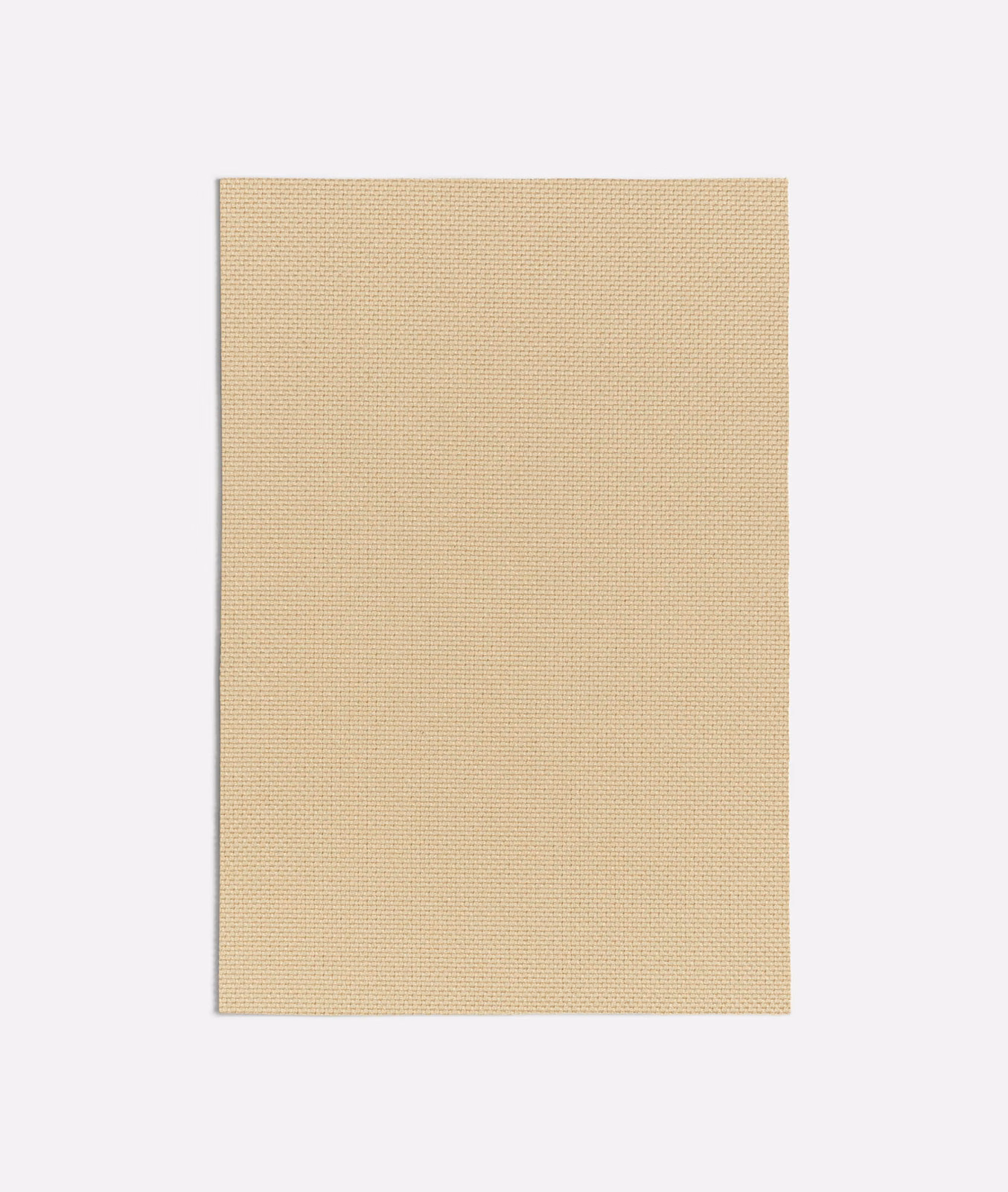 Pale warm beige fabric swatch with a fine, even woven linen texture