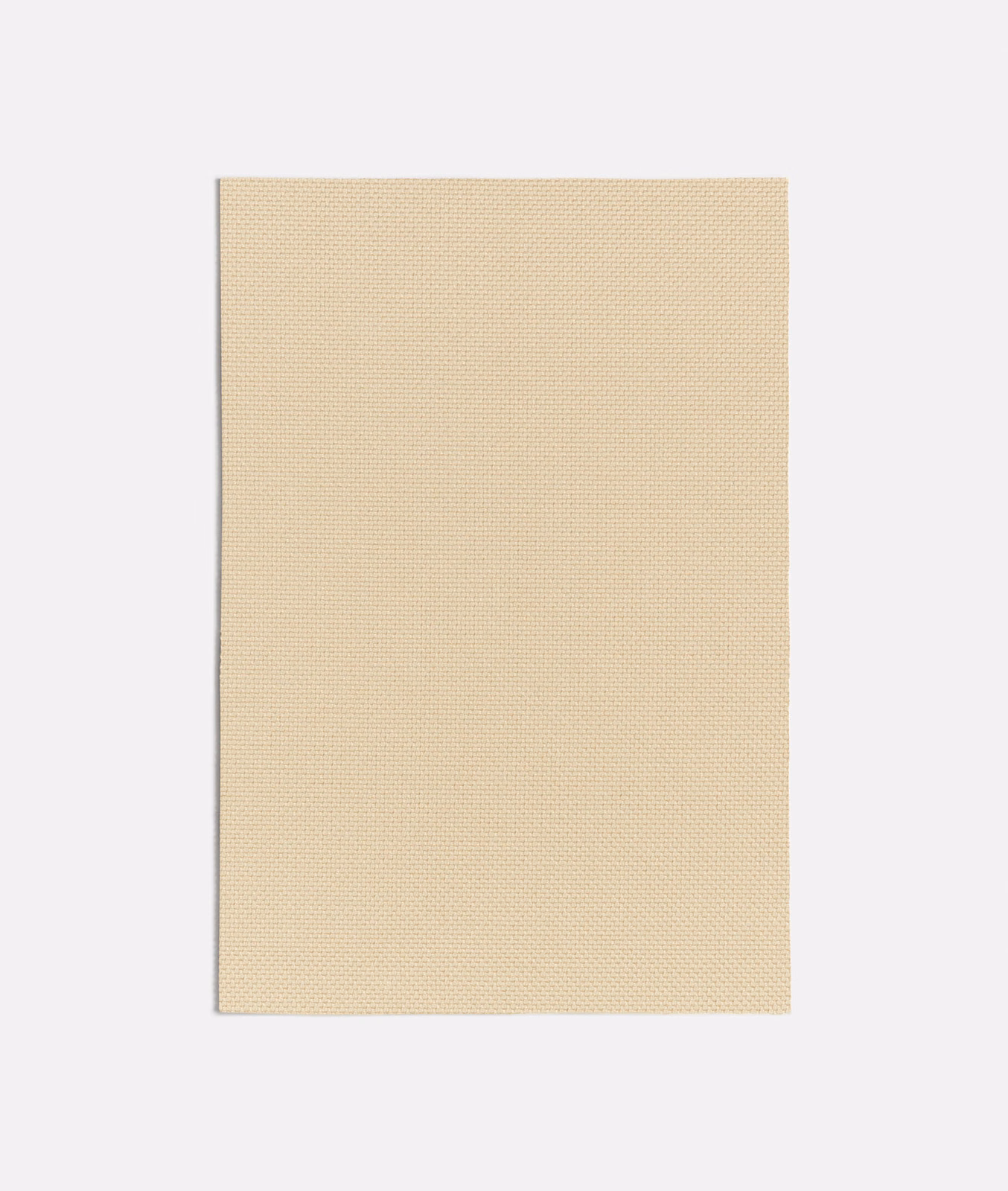 Pale warm beige Ginostra Linen showing a fine, evenly textured woven surface
