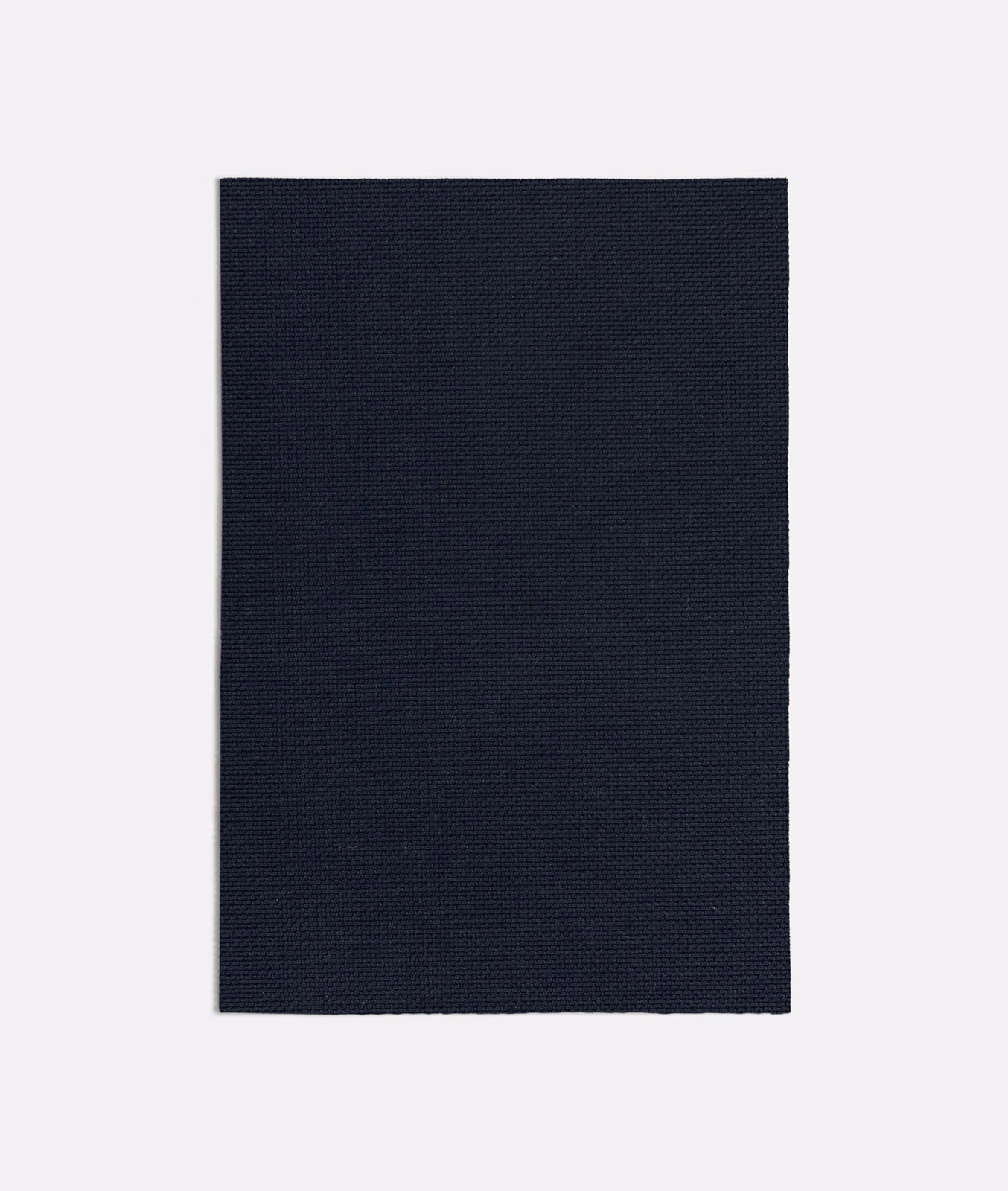 Near-black navy Ginostra textile with a fine, tightly woven plain surface