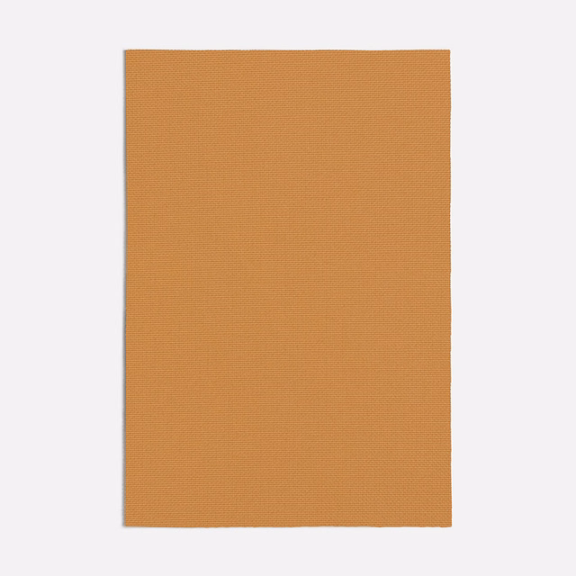 Warm ochre Ginostra Ocra swatch showing a fine, tightly woven surface