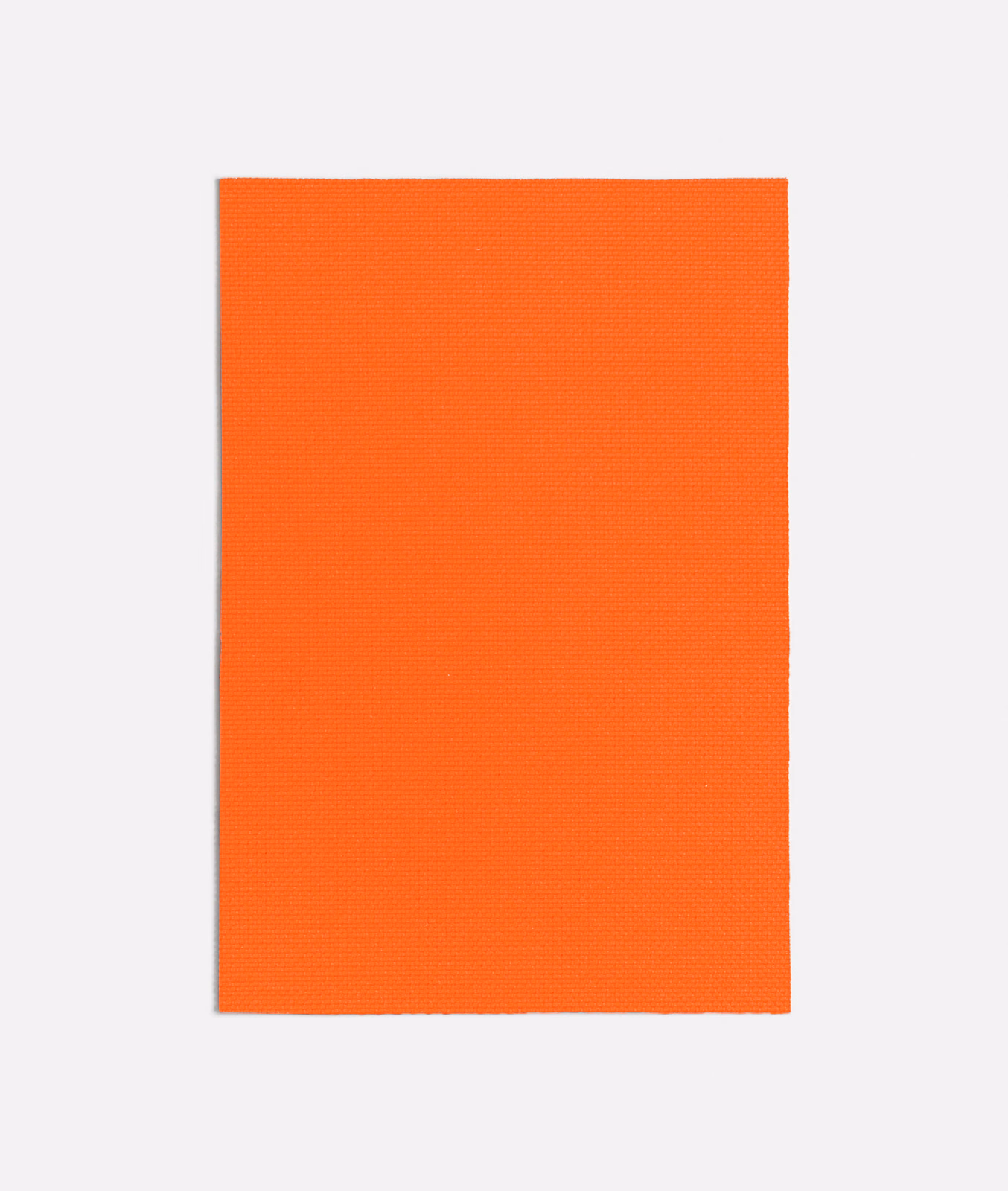 Vivid orange plain-weave fabric swatch with a fine, even texture