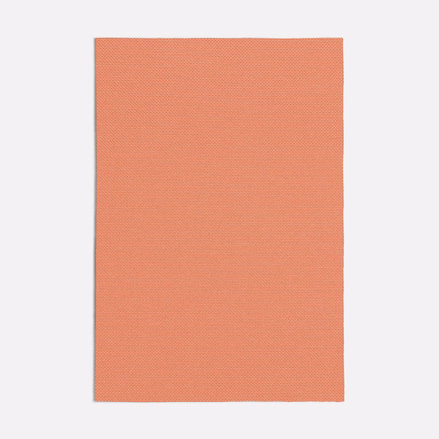 Warm coral-peach swatch with a fine, even woven texture