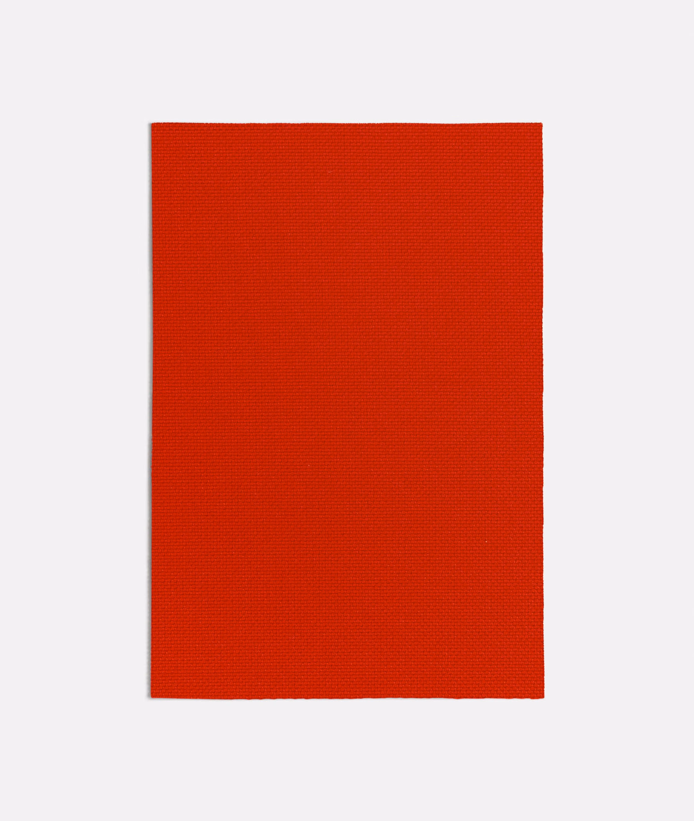 Saturated scarlet-red textile swatch with a fine, even woven surface