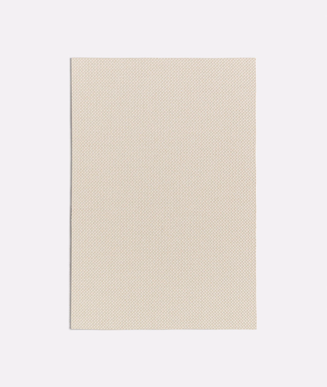 Pale sand-beige fabric swatch showing a tiny, even woven texture