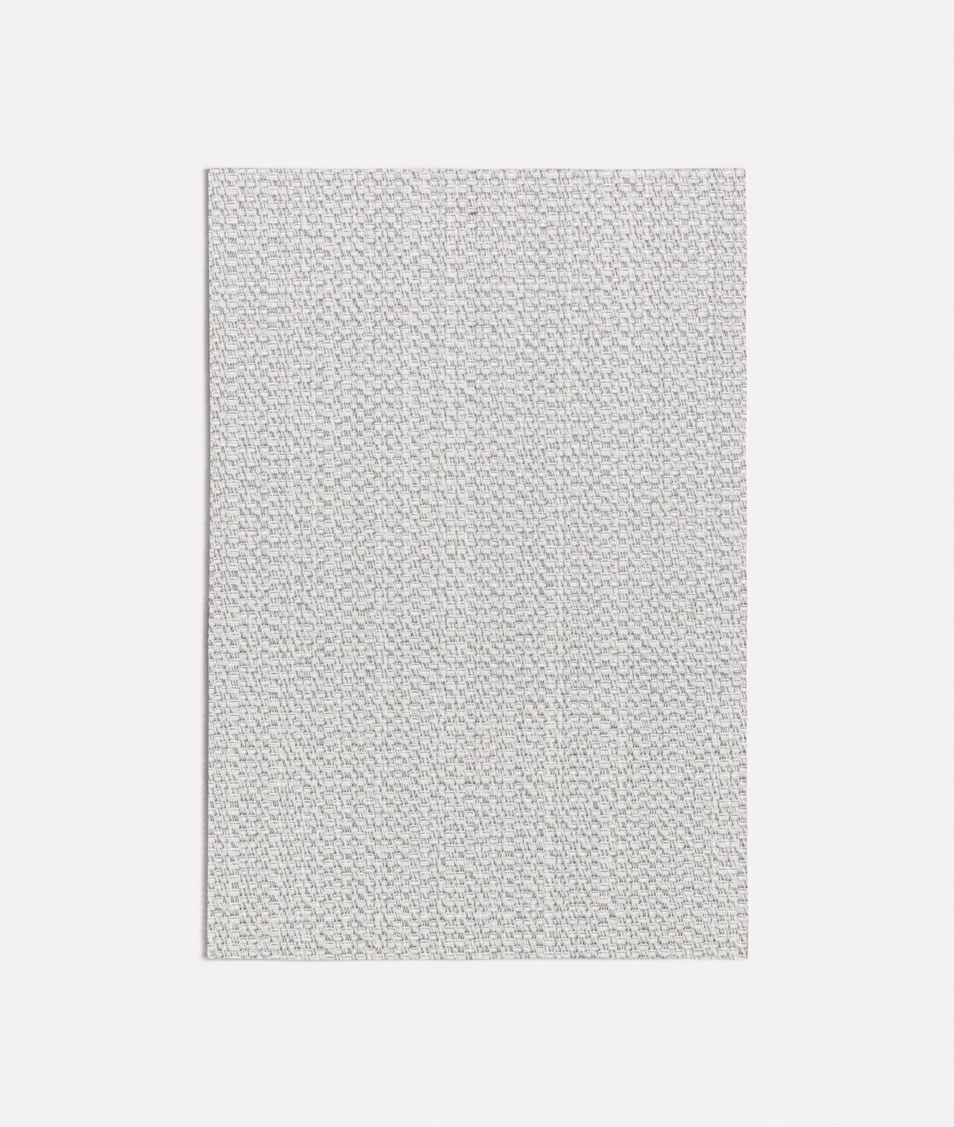 Pale cool-grey Giunco fabric with a fine, softly pebbled woven surface