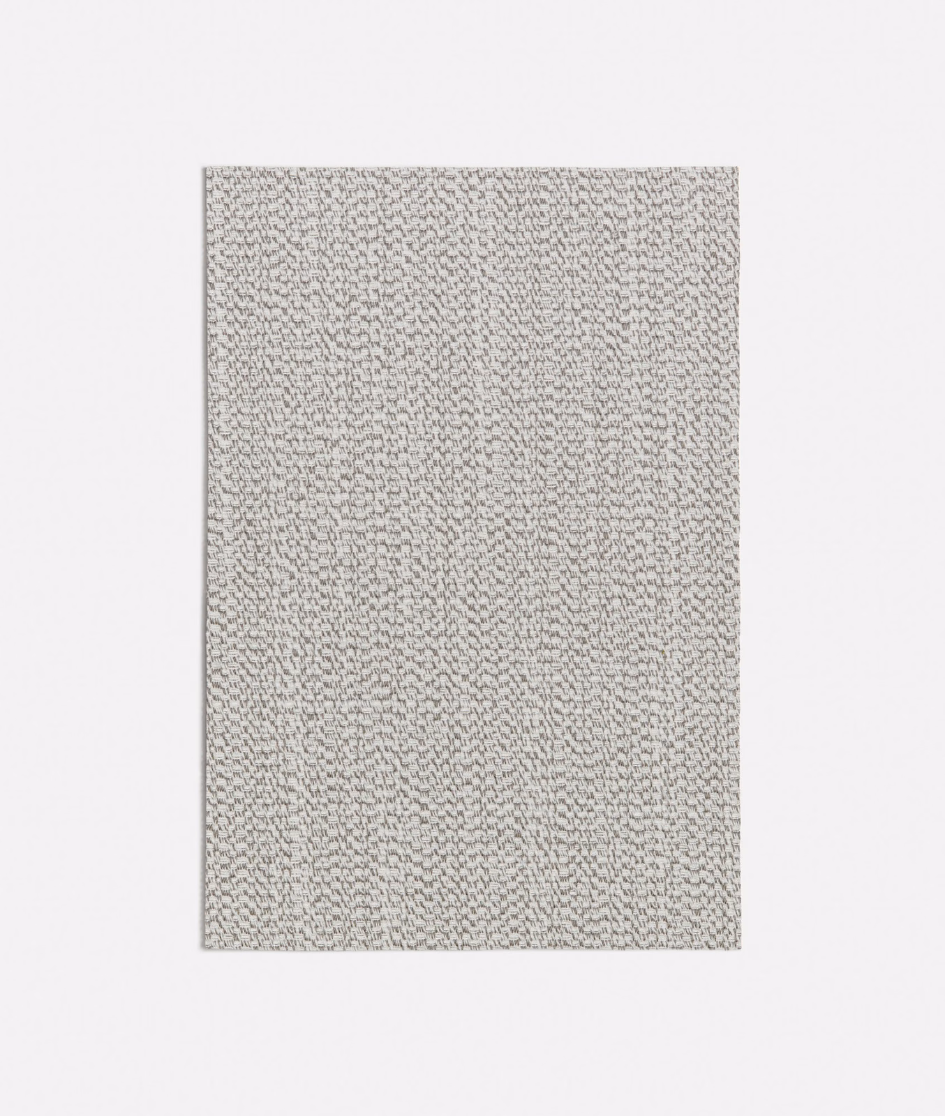 Pale cool-grey woven swatch with small rippling chevron-like texture