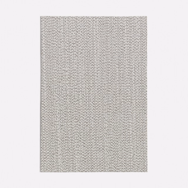 Pale cool-grey woven swatch with small rippling chevron-like texture