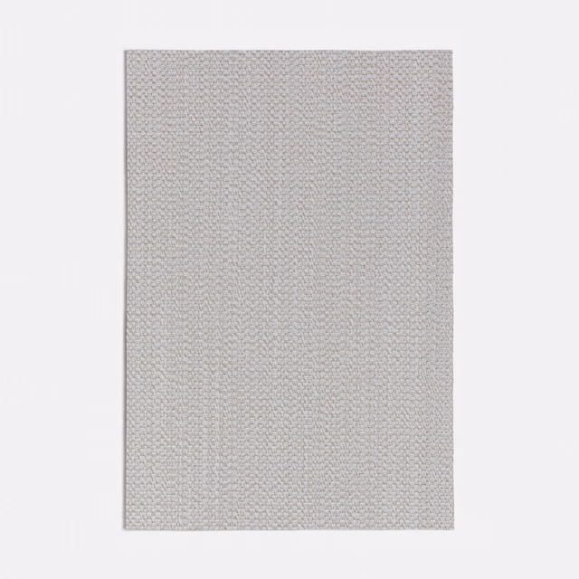 Pale sand greige textile with a dense, tiny-scale woven texture