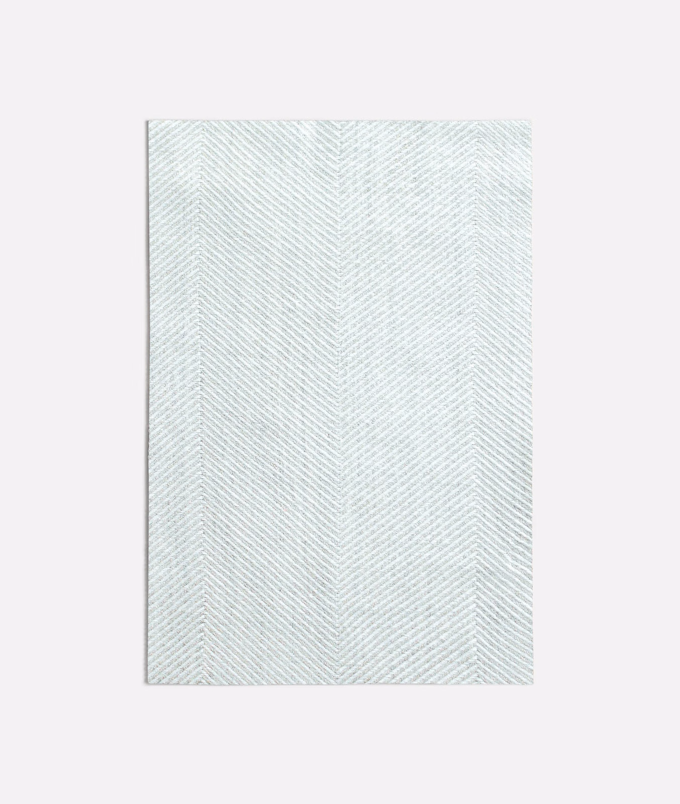 Pale seafoam fabric with a fine, tightly woven chevron texture