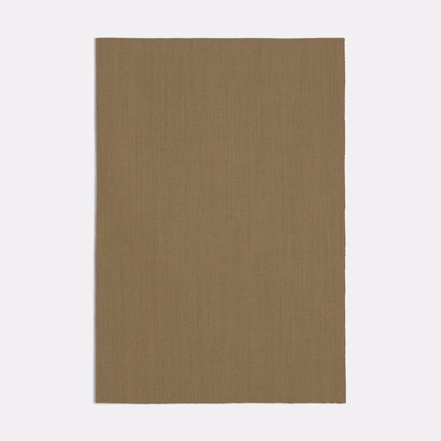 Warm taupe-beige plain weave with fine vertical grain and softly mottled shading