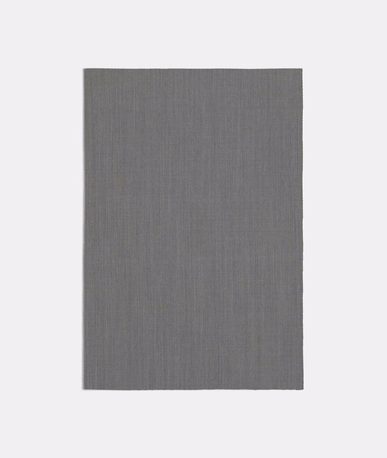 Cool charcoal-grey textile swatch with fine, closely spaced vertical striations