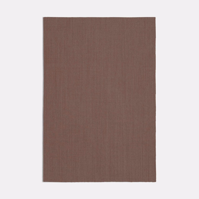Dusky rose-brown Lapis Pink swatch with fine vertical plain-weave texture