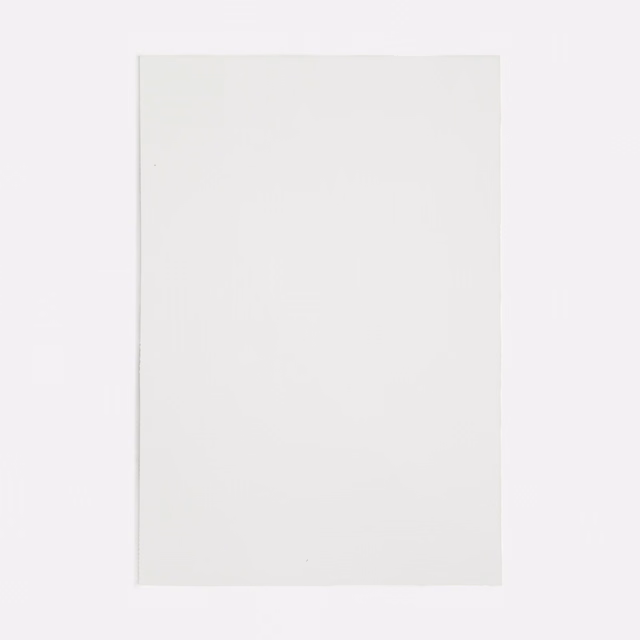 Soft near-white plain fabric swatch with a barely textured surface