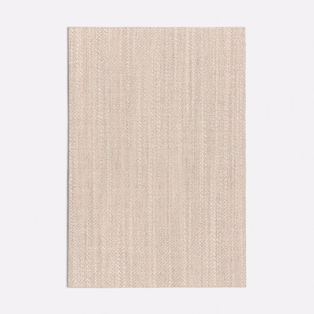 Pale lime grey woven fabric swatch with fine vertical striations and subtle texture