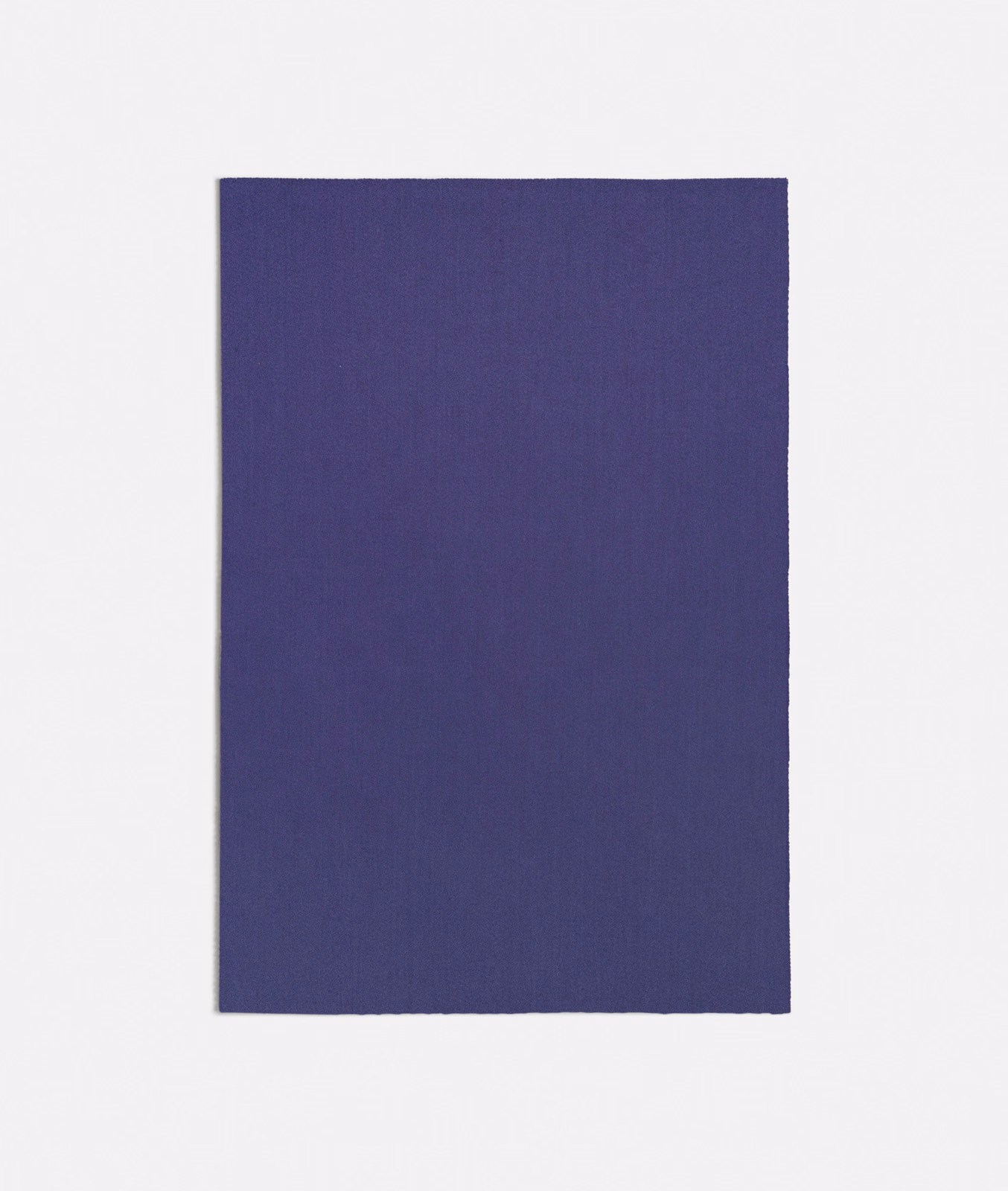 Deep violet-blue plain woven fabric swatch with a subtly textured surface