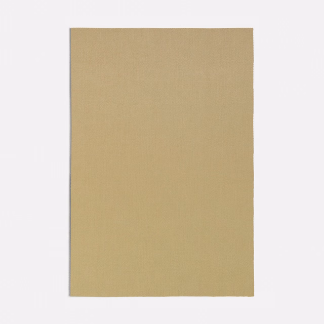 Muted olive-khaki plain weave with a fine, even surface on a rectangular swatch