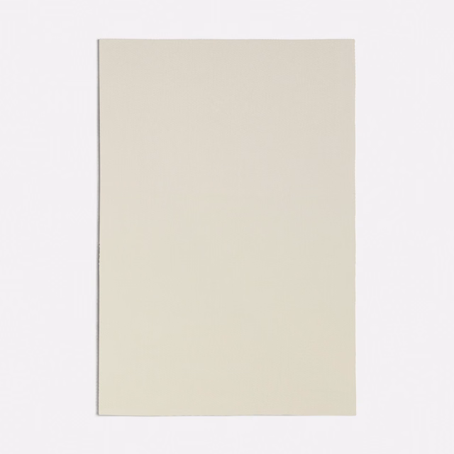 Smooth ivory off-white fabric swatch with an even, unpatterned surface