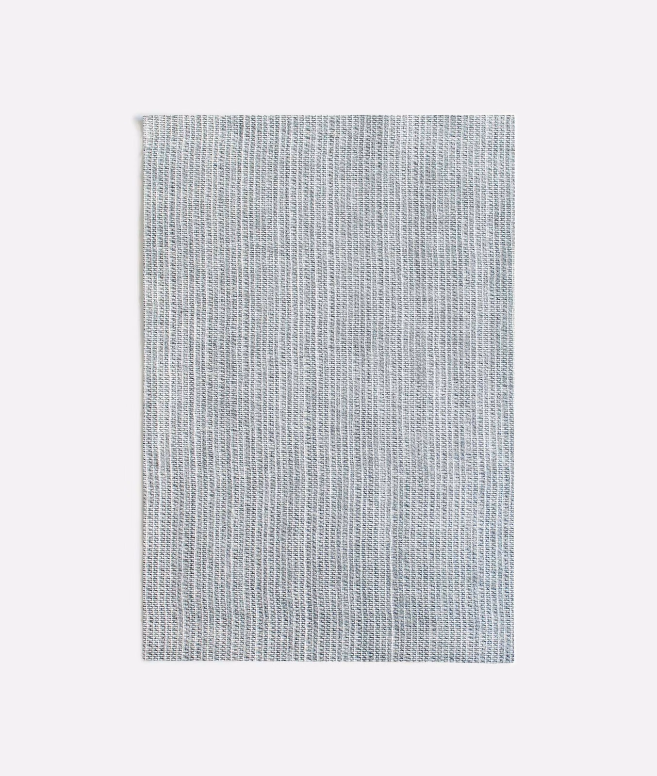 Pale seafoam blue-green swatch with fine vertical woven lines and soft grain