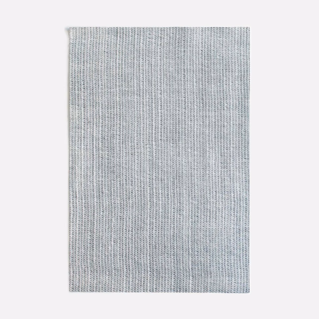 Pale seafoam blue-green swatch with fine vertical woven lines and soft grain