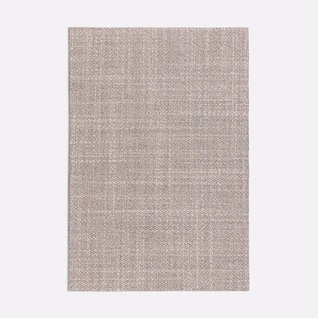 Warm taupe-grey woven swatch with a fine, softly gridded surface