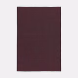 Deep burgundy-purple plain weave with a fine, understated surface texture