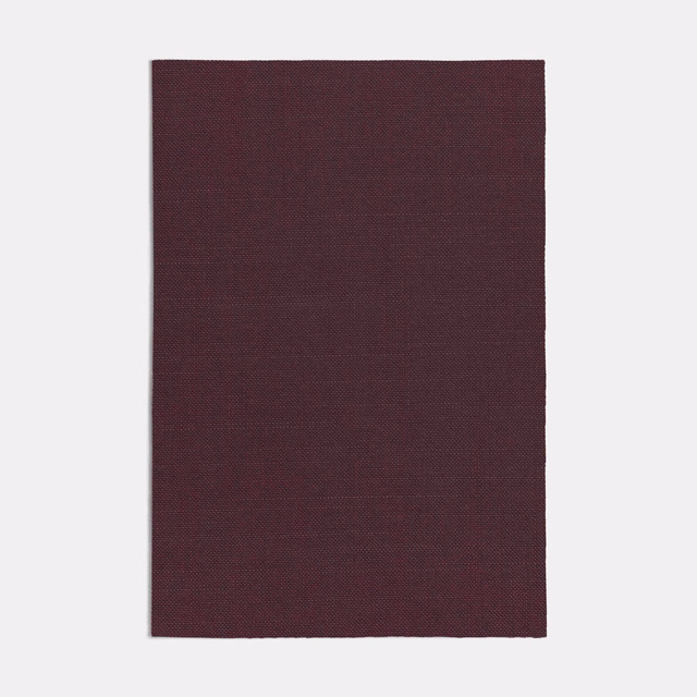 Deep burgundy-purple plain weave with a fine, understated surface texture