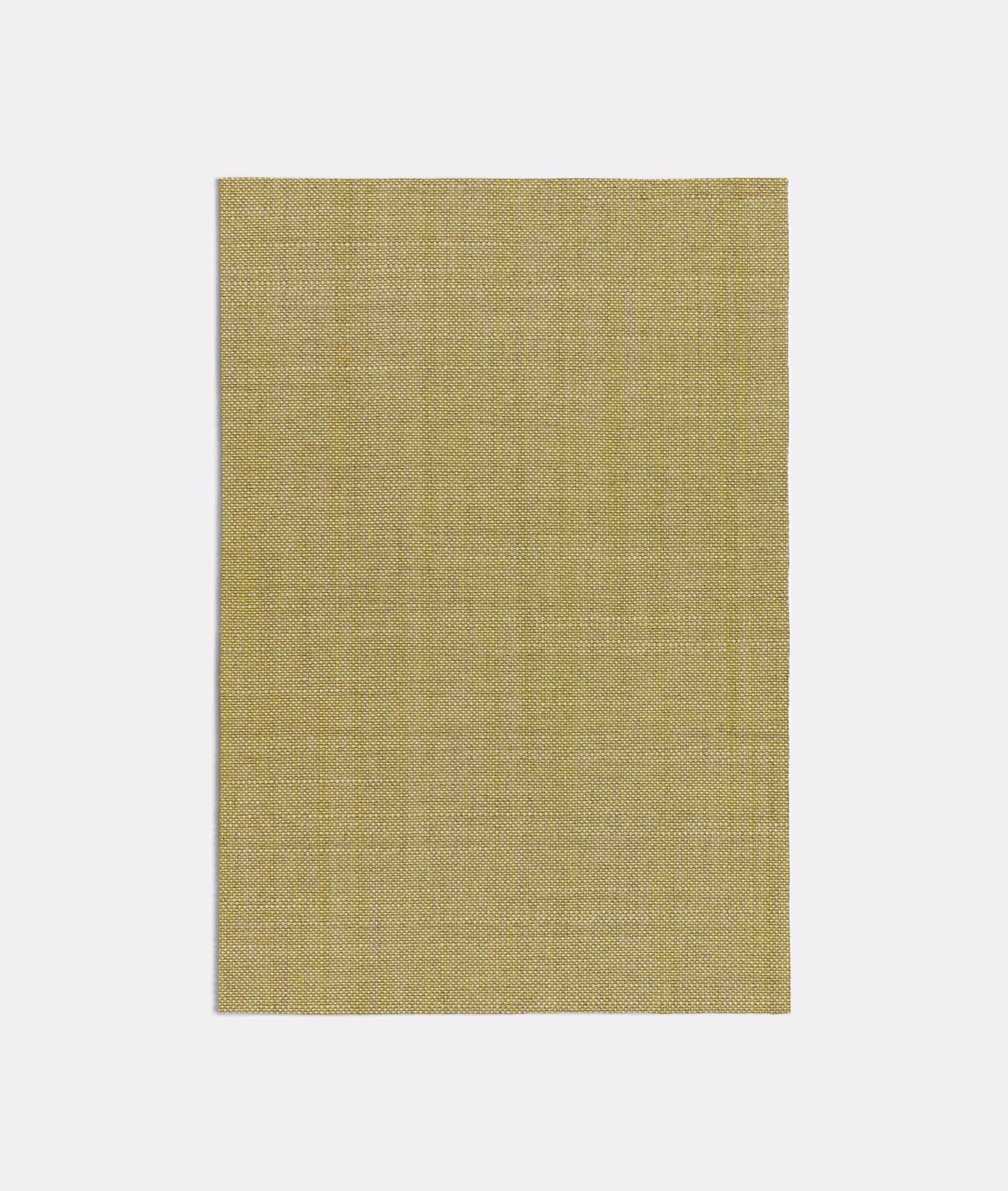 Muted olive-green textile with a fine woven grid and softly mottled surface