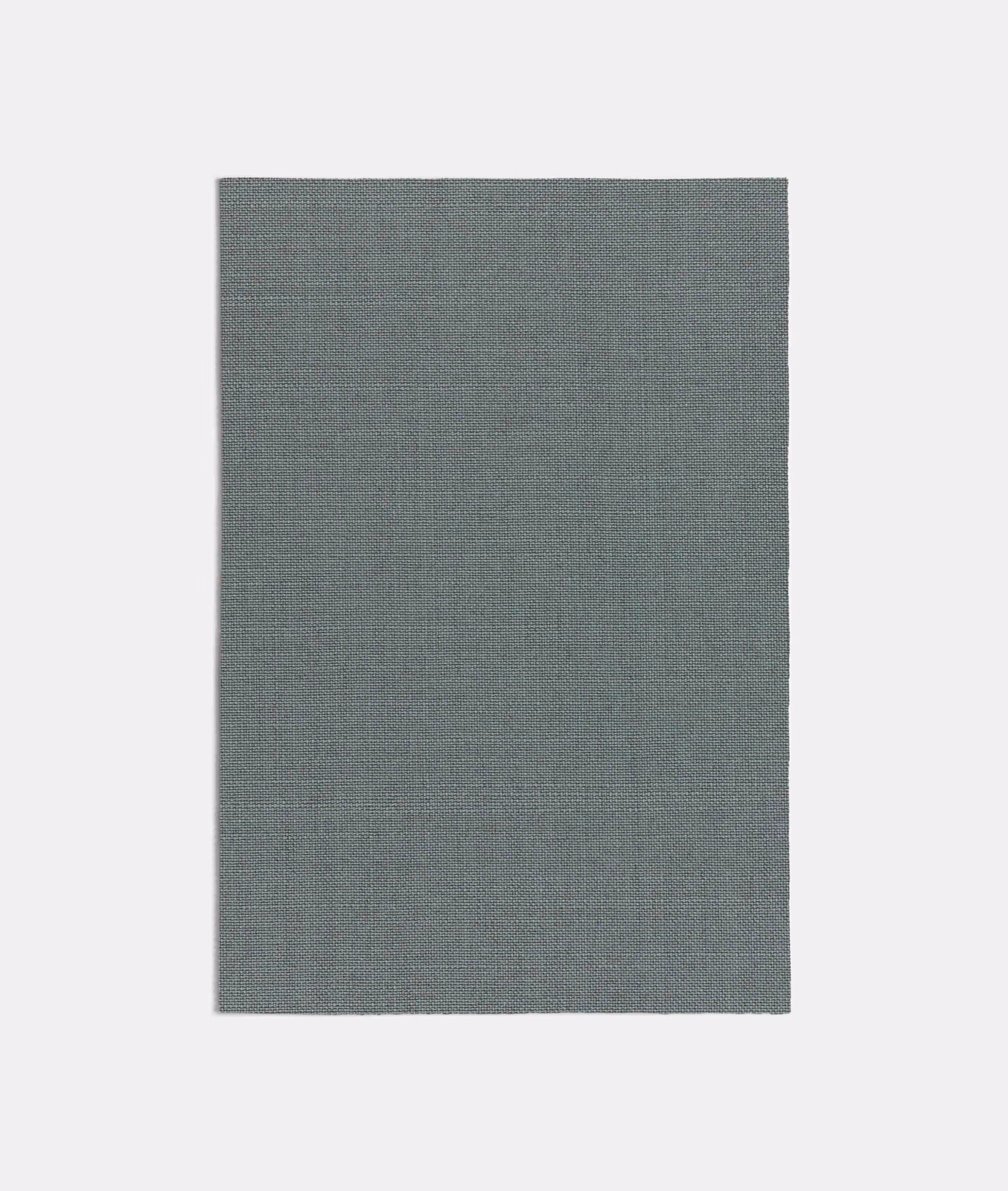 Muted green-grey fabric swatch with a fine, even plain weave