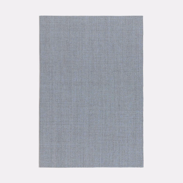 Muted seafoam blue-green plain weave with a softly crosshatched surface