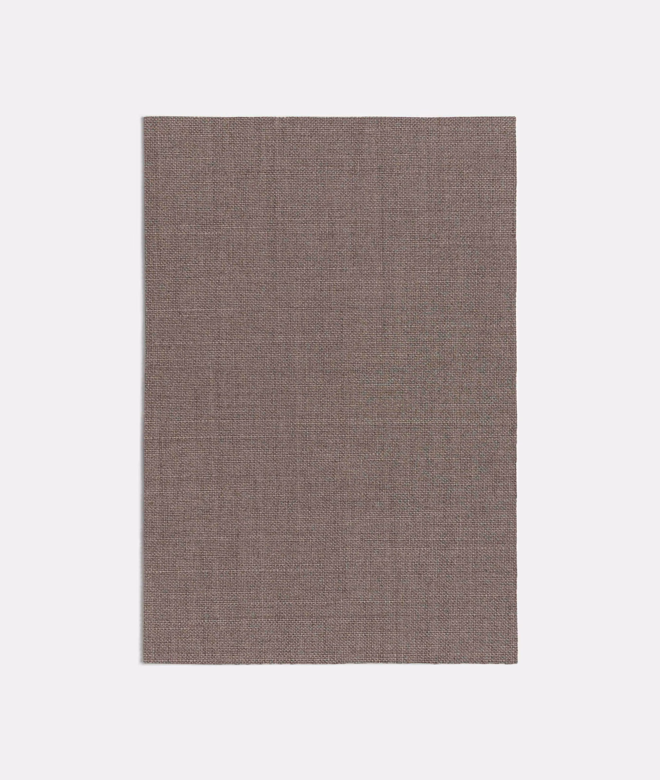 Muted taupe-brown woven fabric swatch with a fine, softly textured surface