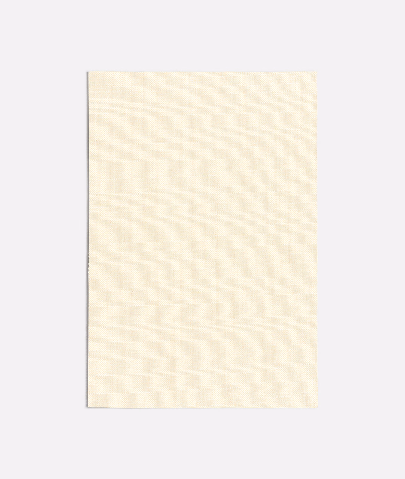 Pale ivory-white swatch with a barely textured, fine vertical plain weave