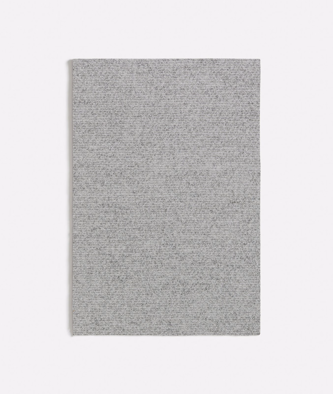 Cool light-grey swatch with a fine, softly flecked woven texture