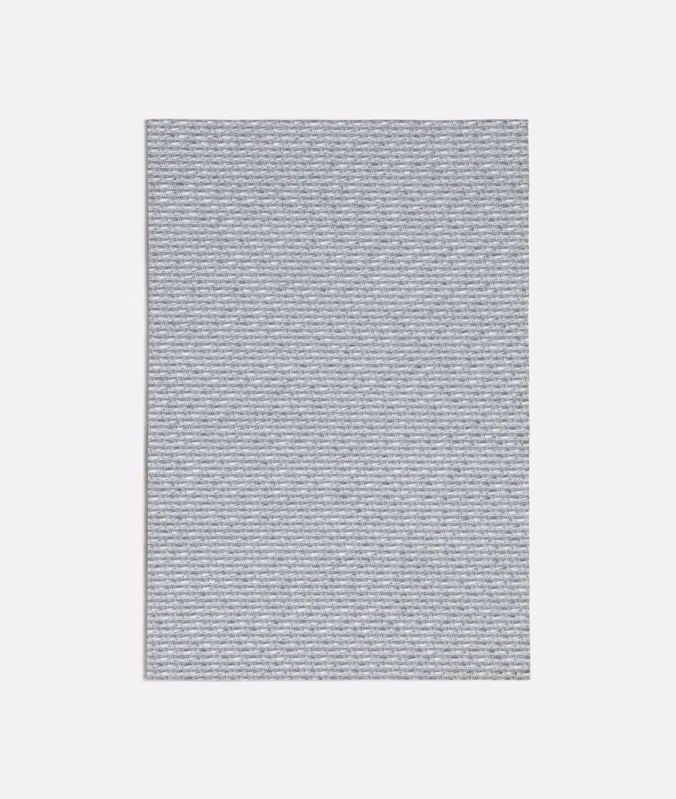 Cool grey Rabat textile with tightly ridged horizontal woven texture