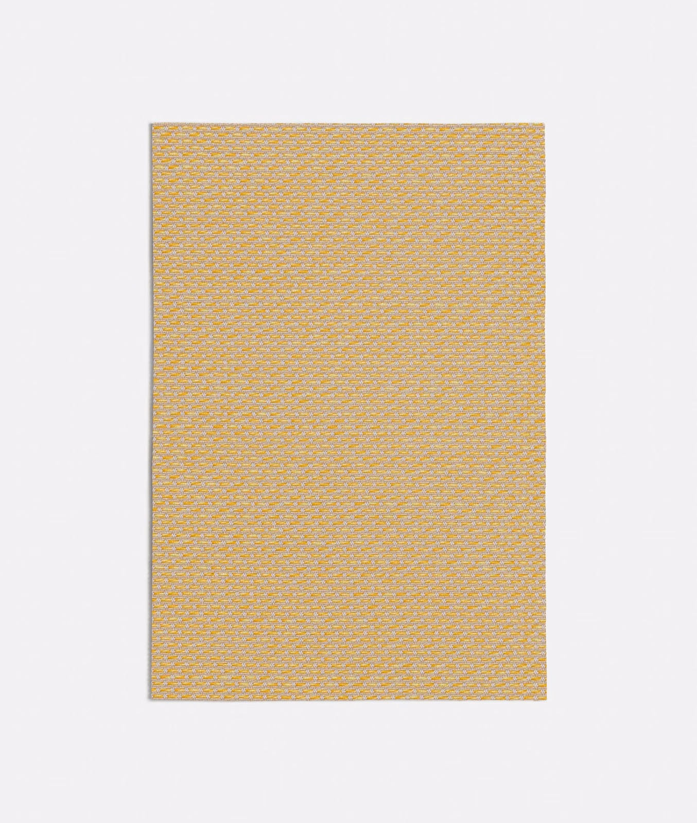 Warm golden-yellow swatch with a fine, tightly interlaced woven texture
