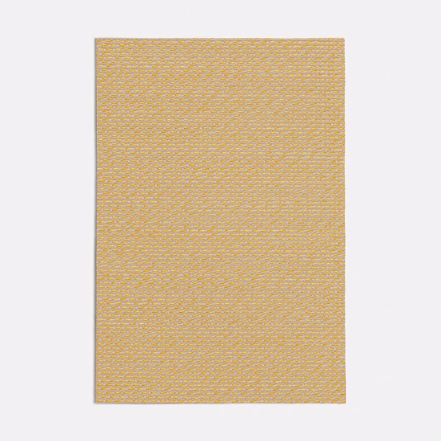 Warm golden-yellow swatch with a fine, tightly interlaced woven texture