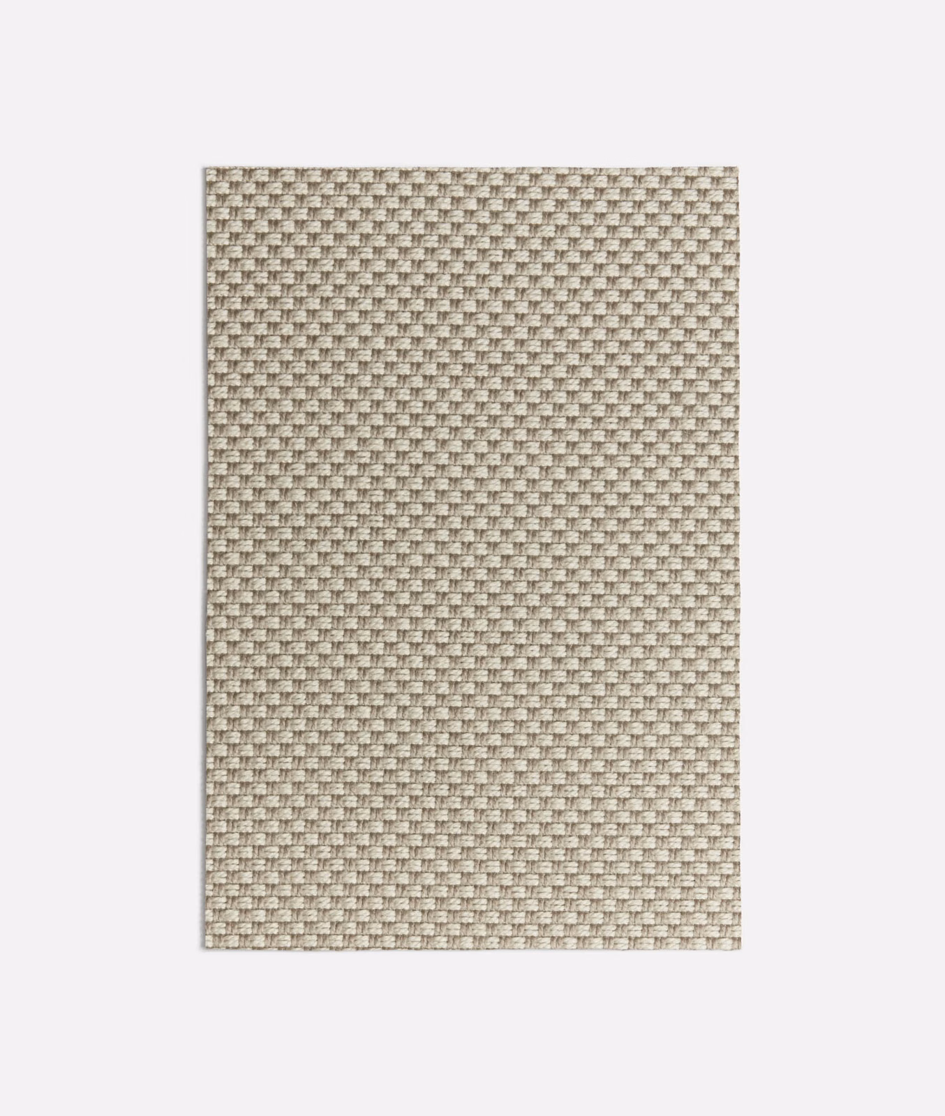 Warm taupe Ricordi swatch showing a tightly woven small-scale textured grid