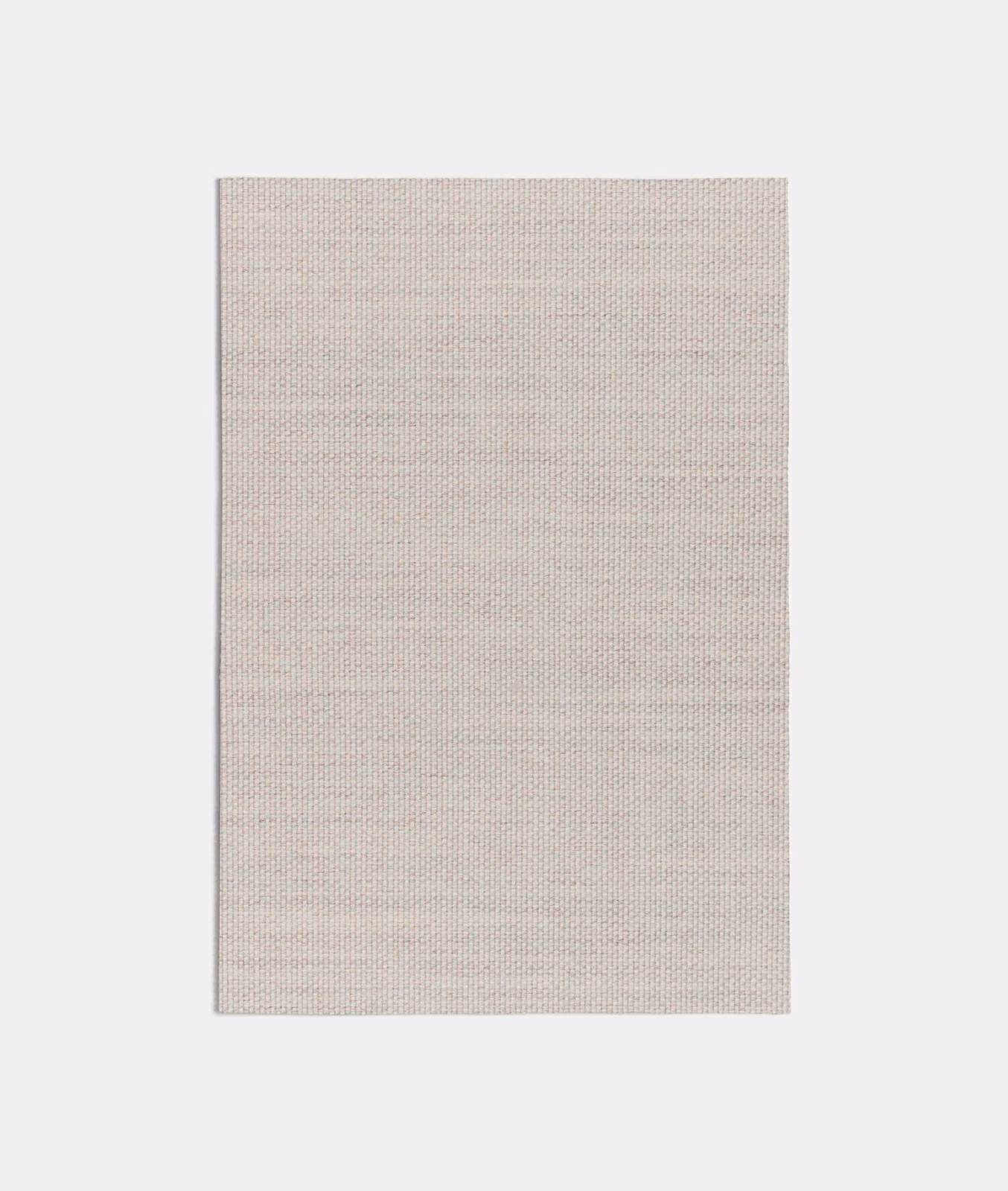 Pale greige Rodrigo Linen swatch showing a fine, closely spaced horizontal weave