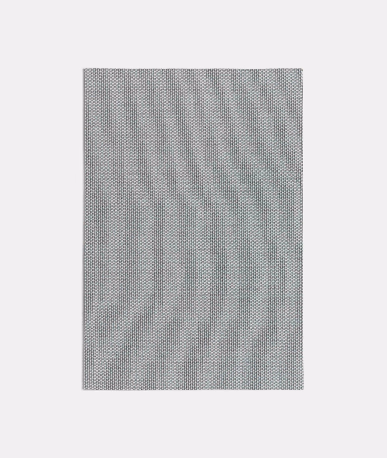 Muted sage-green swatch with a fine, tightly repeated geometric woven texture