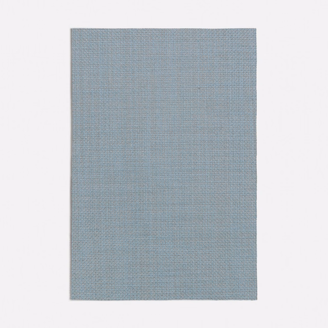 Pale blue plain weave with a subtle grey cast and fine crosshatch texture
