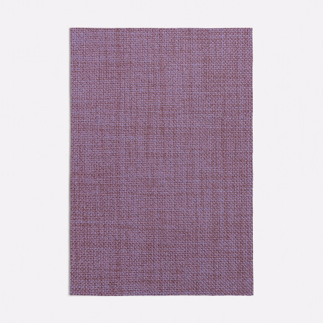 Mauve-purple Sabbia fabric with a fine, even crosshatched weave