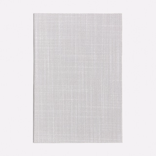 Pale cool-grey textile with a fine, tightly grained vertical woven texture
