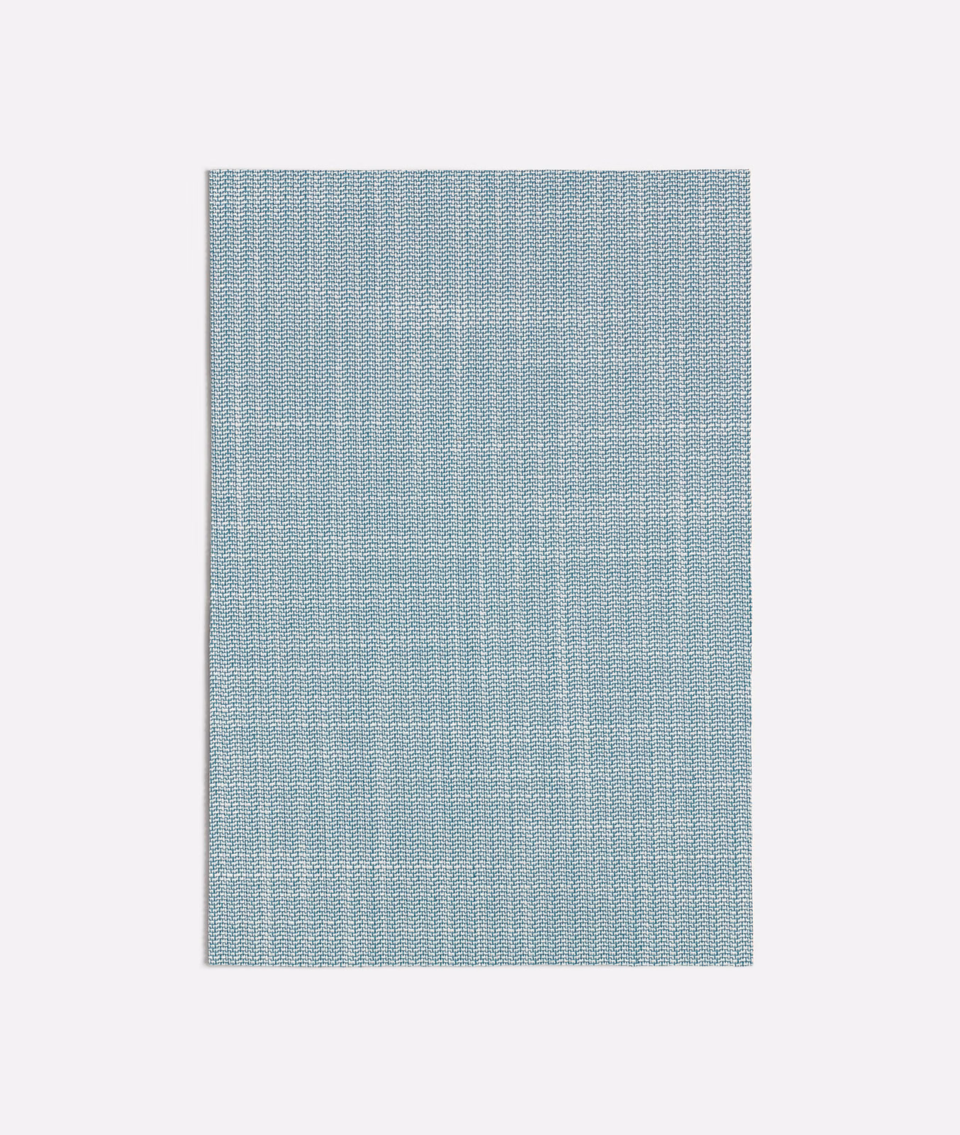 Pale seafoam blue-green woven fabric with fine vertical striations and crosshatch texture