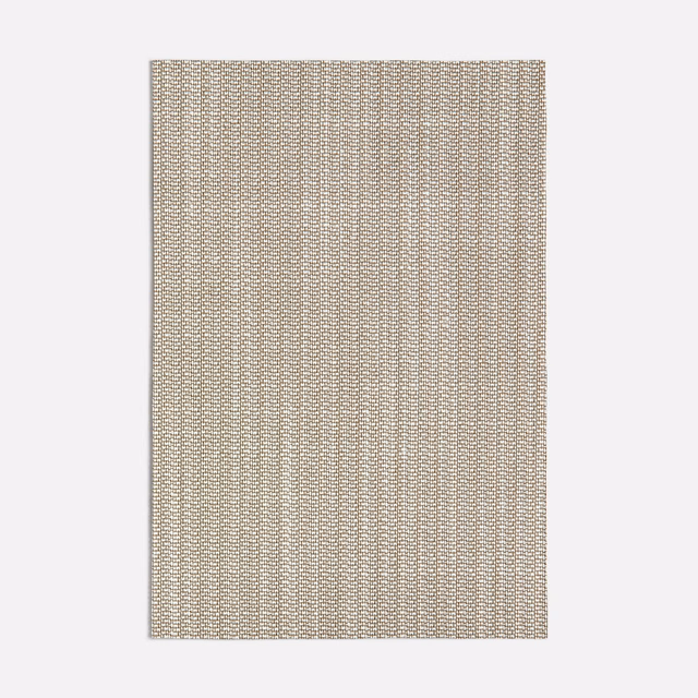 Mushroom taupe textile showing a fine repeating weave with subtle vertical striping