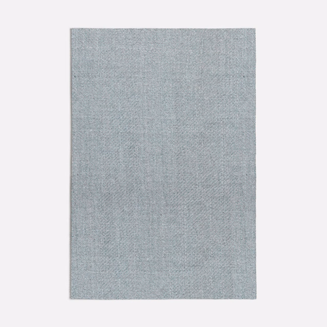 Pale seafoam-grey plain weave with subtle tan flecks and fine texture