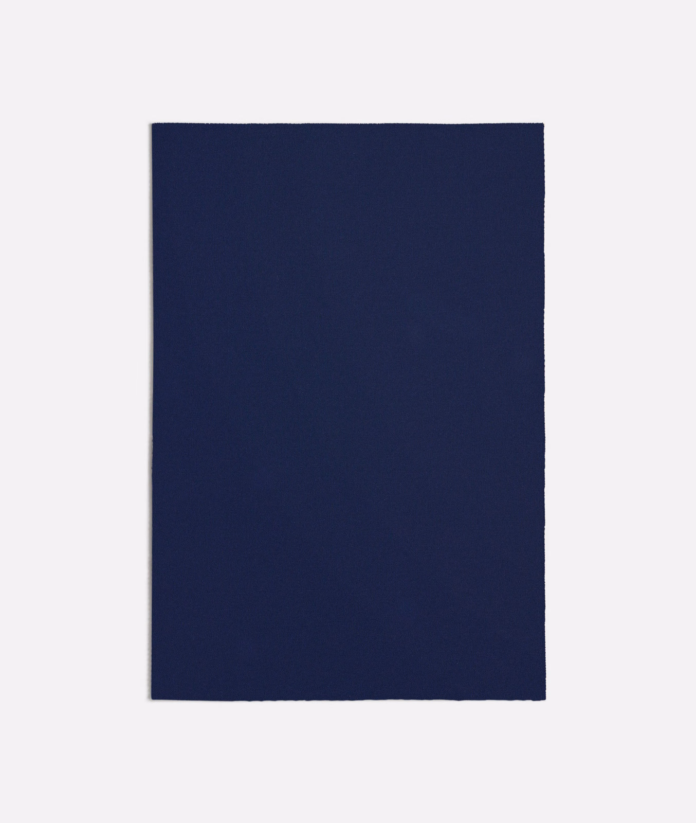 Deep ink-blue Tela Italiana swatch with a subtle, even woven surface