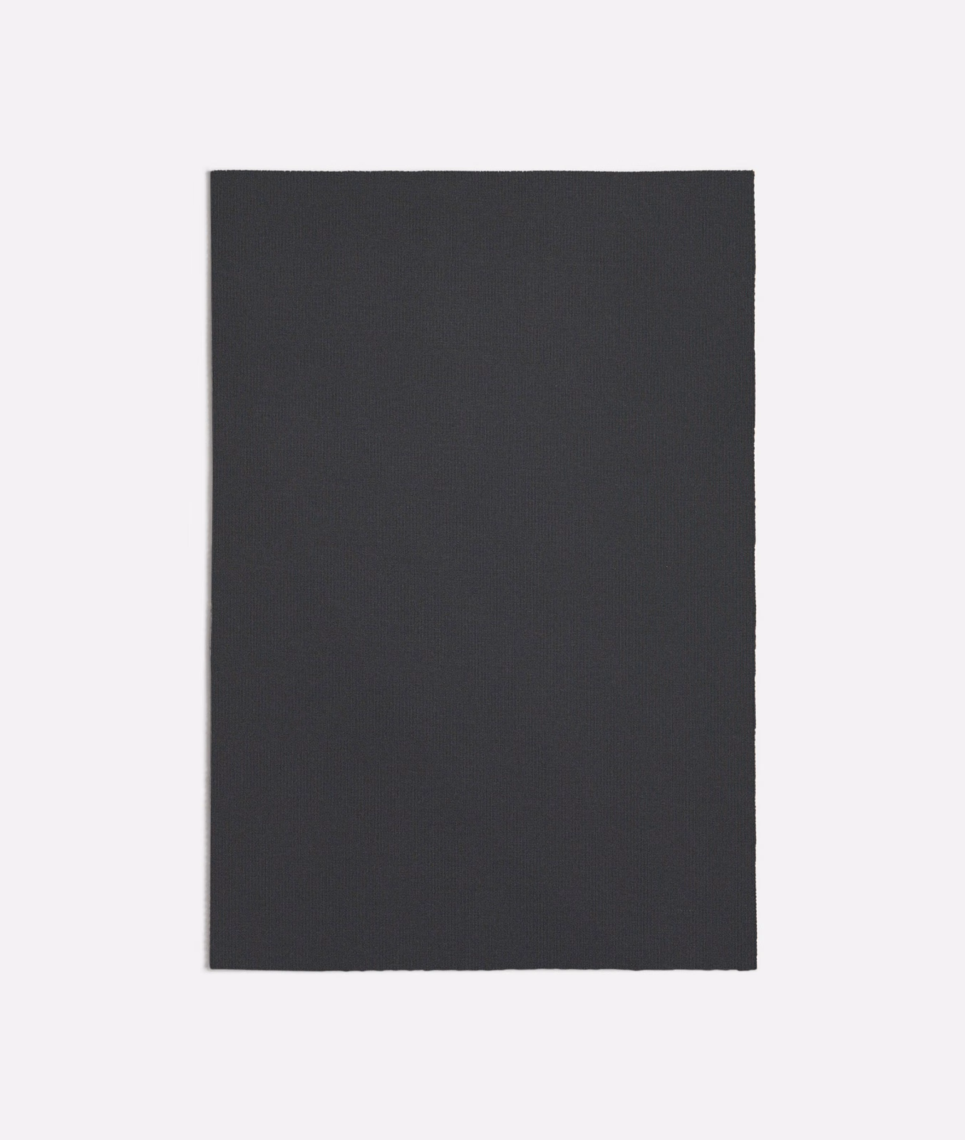 Dark charcoal-grey plain weave with a subtly dry, matte surface