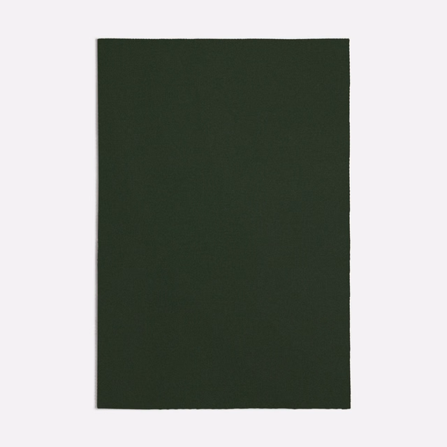 Solid deep forest-green textile swatch with a fine, even woven surface